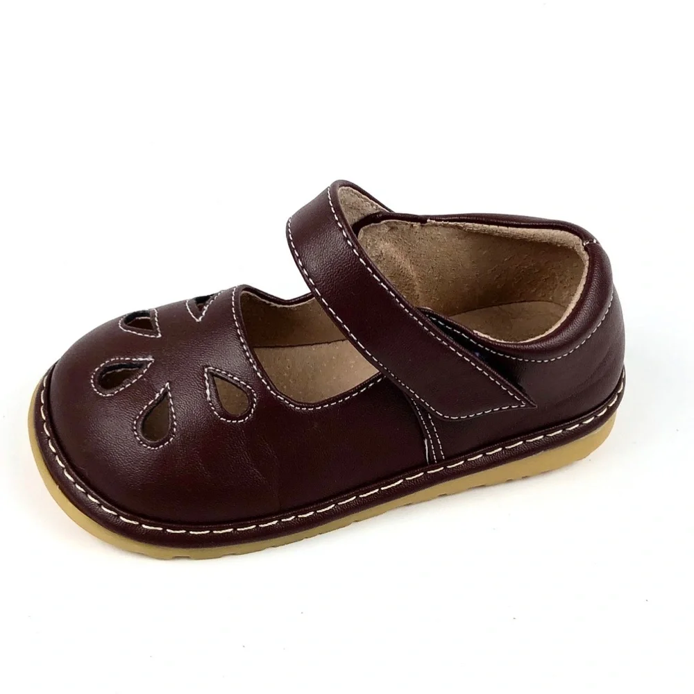 Little Macs Boutique Brown Leather Mary Janes Sz.9